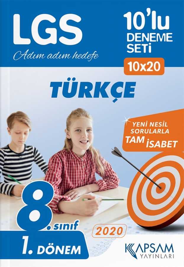 Kapsam LGS Türkçe 10 lu Deneme Seti 1. Dönem YENİ