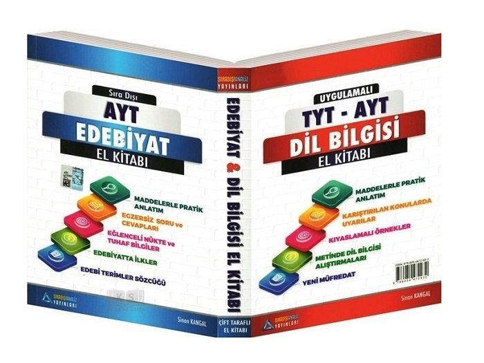 Sıradışı Analiz Yayınları AYT Edebiyat ve TYT AYT Dil Bilgisi El Kitabı Çift Yönlü Sıradışı Analiz 