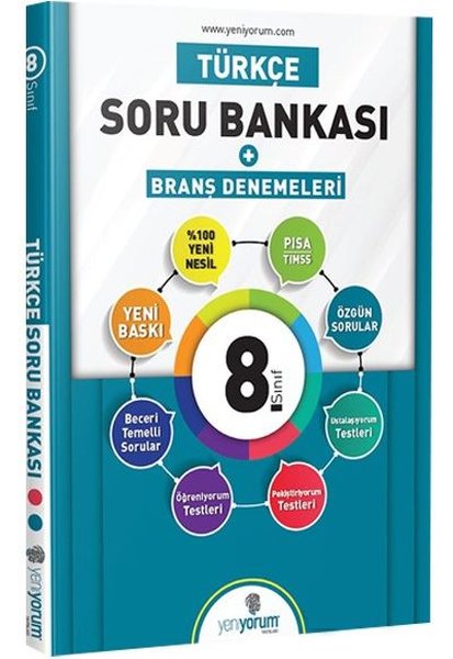 1.Dönem LGS 8.Sınıf Türkçe Soru Bankası Yeniyorum Yayınları