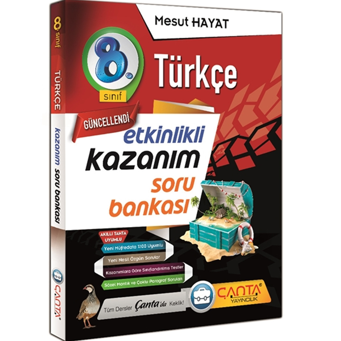 Çanta 8.Sınıf Kazanım Türkçe Soru Bankası 