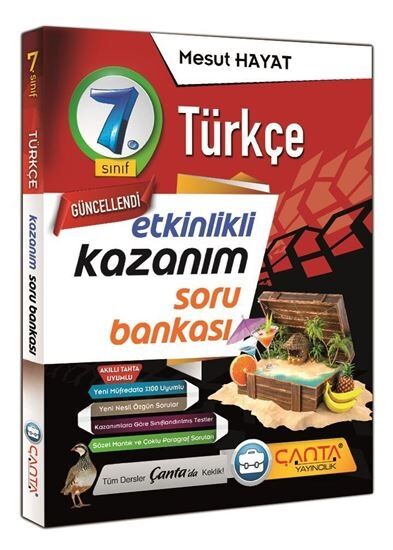 Çanta 7.Sınıf Kazanım Türkçe Soru Bankası 