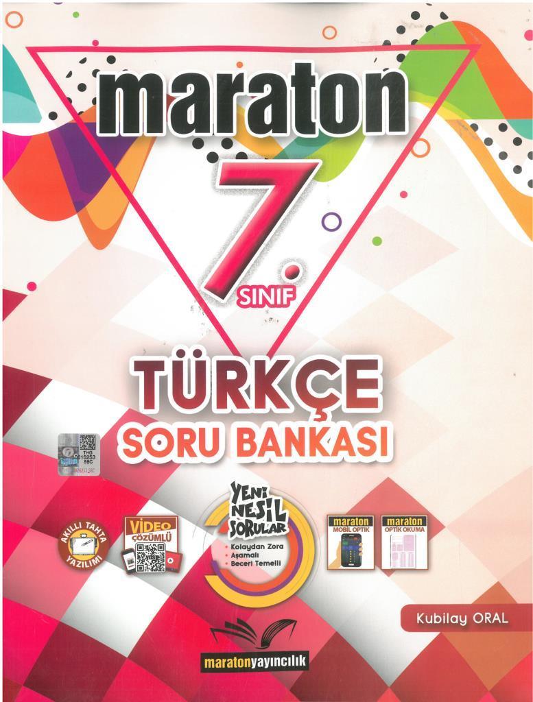 Maraton 7.Sınıf Türkçe Soru Bankası