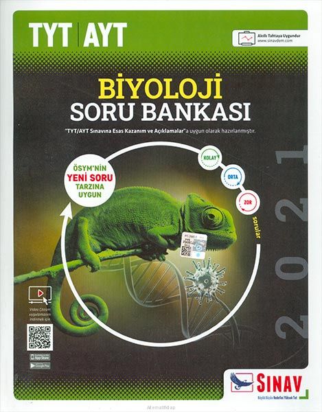 TYT AYT Biyoloji Soru Bankası Sınav Yayınları