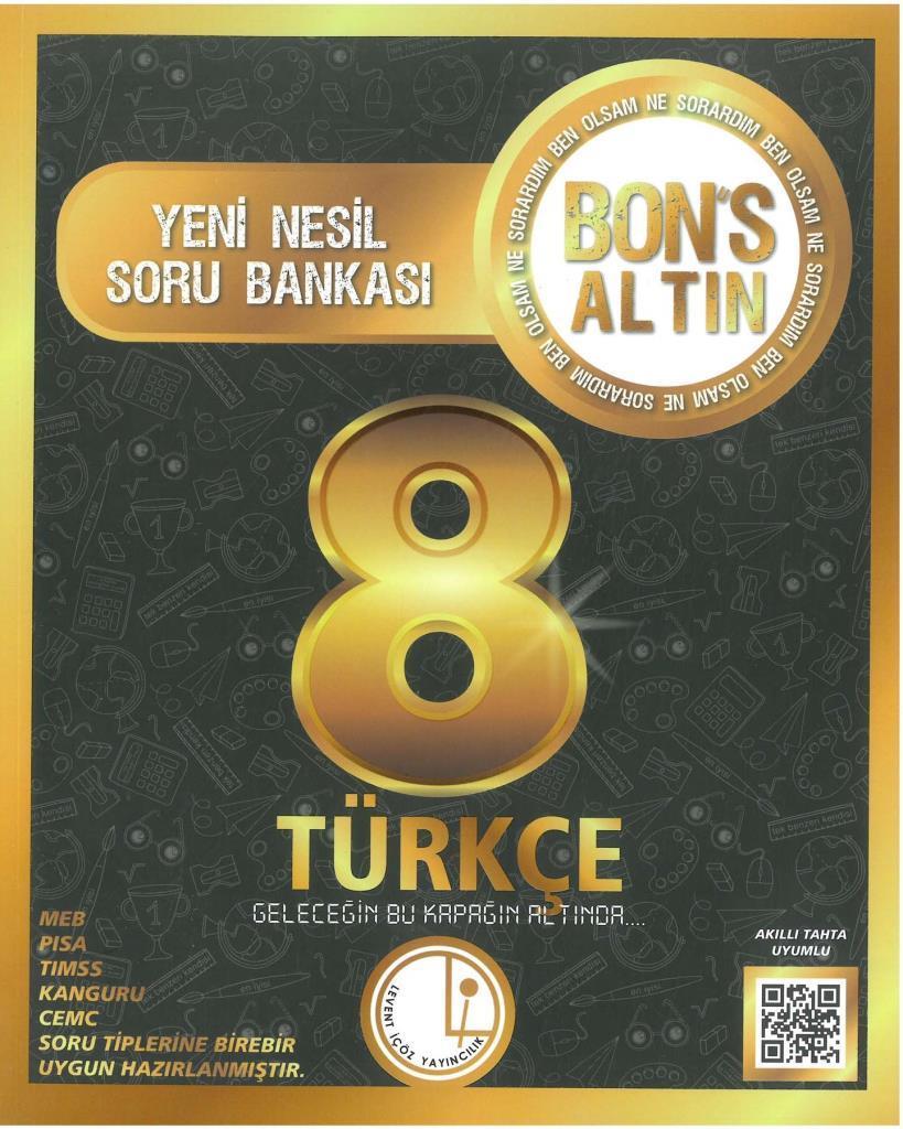 8.Sınıf Bons Altın Türkçe Soru Bankası