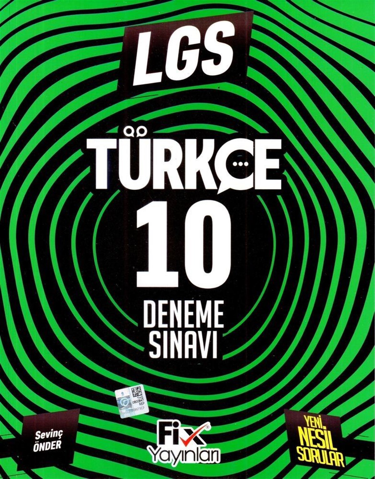 8 .Sınıf LGS Türkçe 10 Denemeleri Fix Yayınları