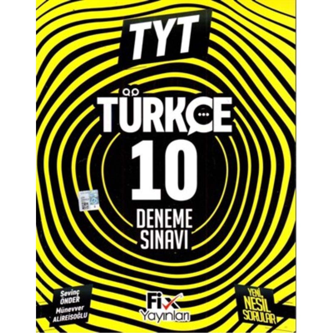 TYT Türkçe 10 Denemeleri Fix Yayınları