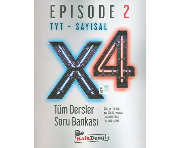 Kafa Dengi TYT Sayısal X4 Tüm Dersler Soru Bankası Episode-2