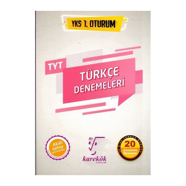 Karekök Yayınları TYT Türkçe 20 li Denemeleri