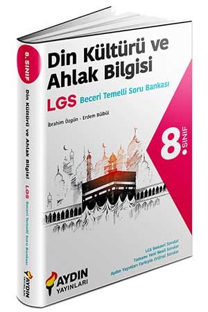 8.Sınıf Din Kültürü ve Ahlak Bilgisi Beceri Temelli Soru Bankası Aydın Yayınları