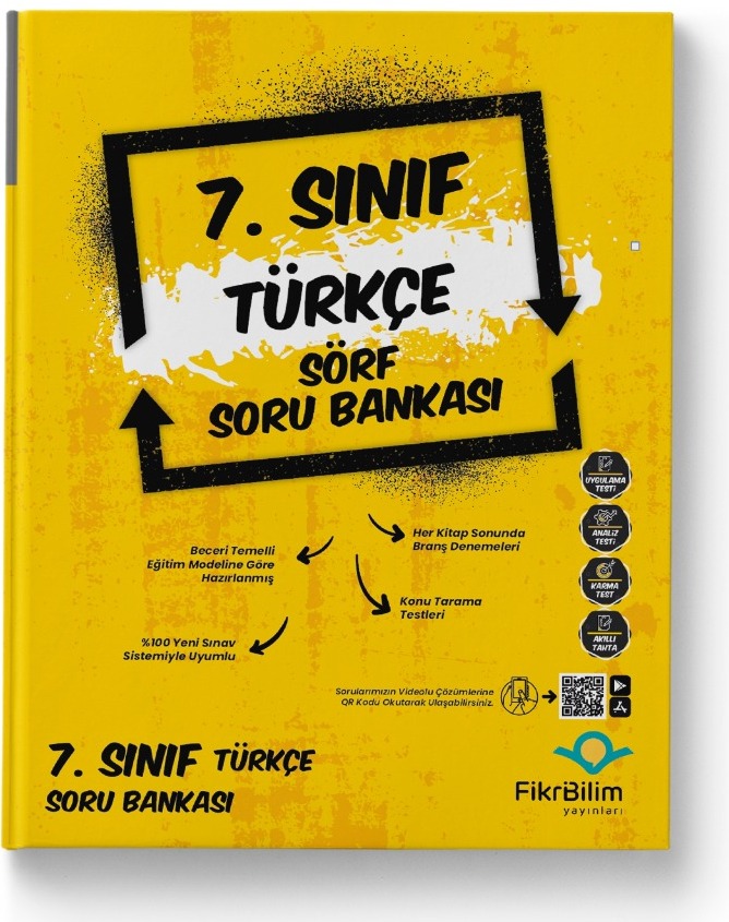 7. Sınıf Türkçe Sörf Soru Bankası Fikri Bilim Yayınları
