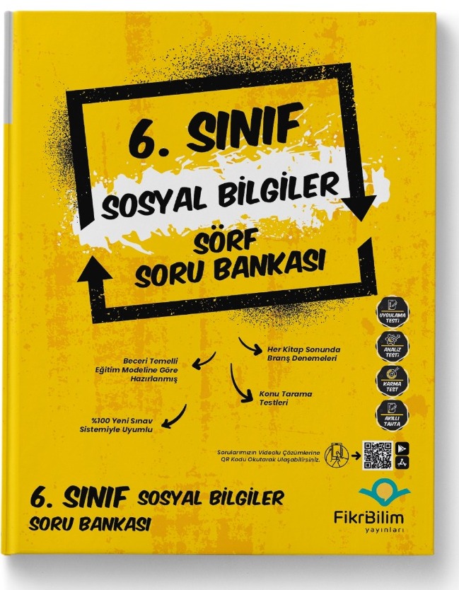 6. Sınıf Sosyal Bilgiler Sörf Soru Bankası Fikri Bilim Yayınları