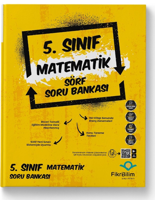 5. Sınıf Matematik Sörf Soru Bankası Fikri Bilim Yayınları