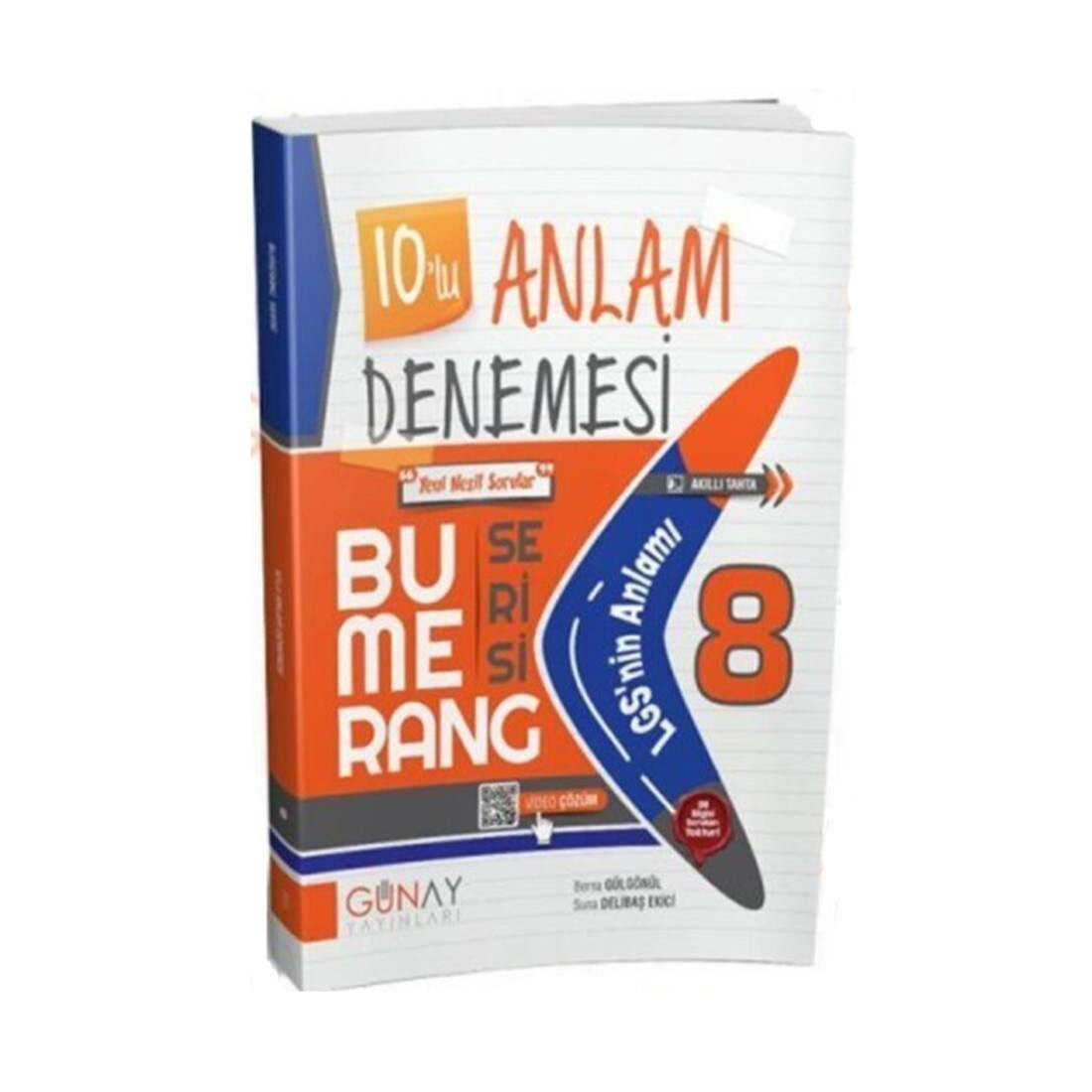 Günay Yayınları 8. Sınıf Bumerang Serisi 10'lu Anlam Denemesi
