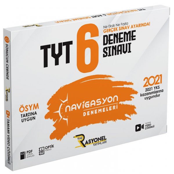 TYT Navigasyon 6 lı Paket Deneme Rasyonel Yayınları