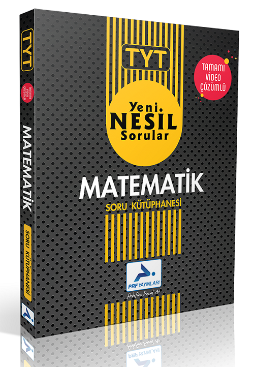 Paraf Yayınları TYT Matematik Tamamı Çözümlü Yeni Nesil Soru Kütüphanesi Paraf