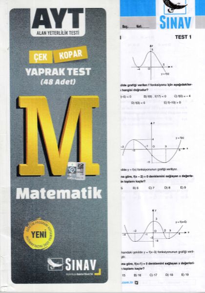 Sınav Ayt Matematik Yaprak Test (48 Test)