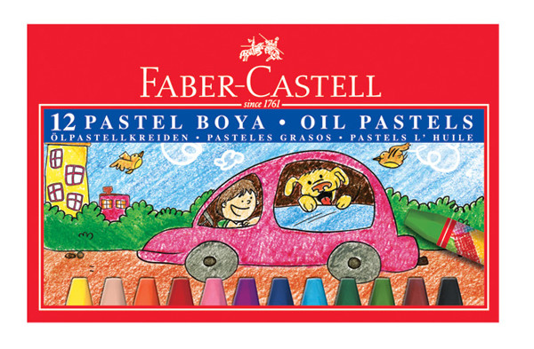 Faber-Castell Karton Kutu Pastel Boya, 12 Renk