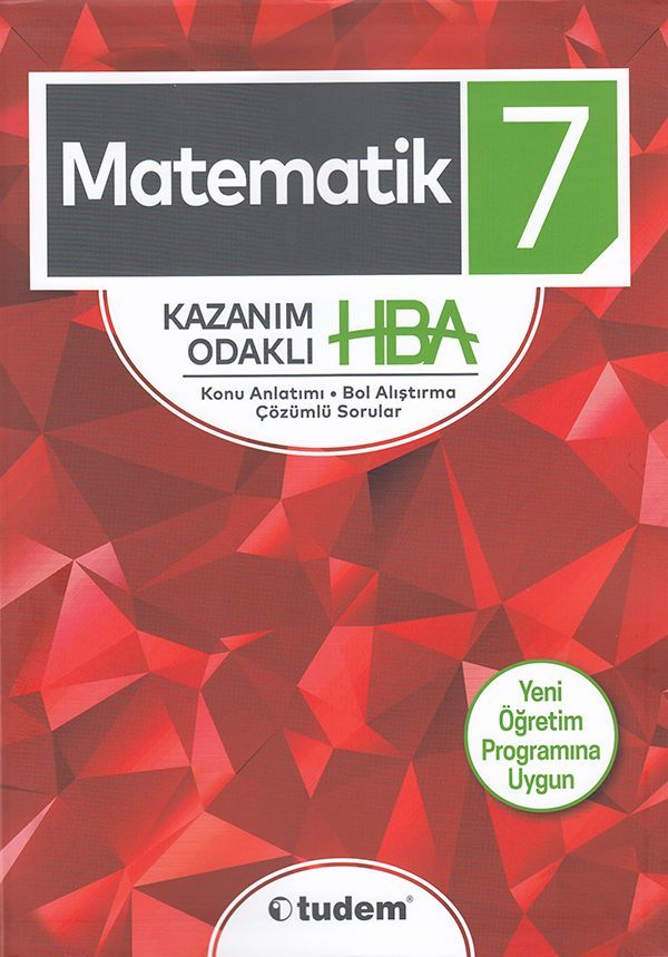 7. Sınıf Matematik Kazanım Odaklı HBA Tudem Yayınları