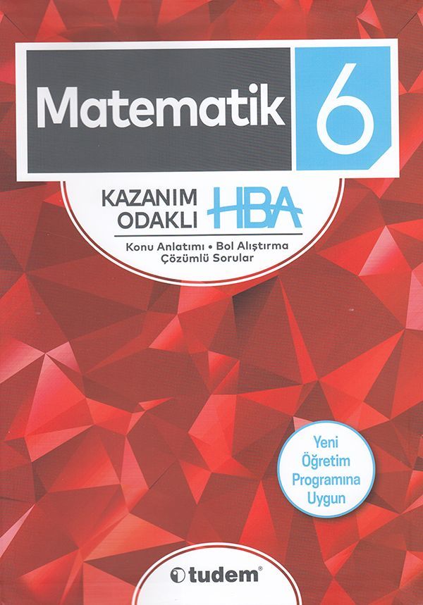 6. Sınıf Matematik Kazanım Odaklı HBA Tudem Yayınları