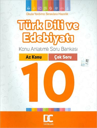 10. Sınıf Türk Dili ve Edebiyatı Konu Anlatımlı Soru Bankası Az Konu Çok Soru Doğru Cevap Yayınları