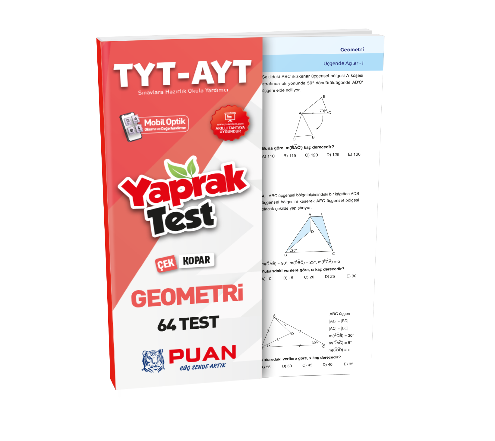 Puan Tyt-Ayt Puan Geometri Yaprak Test