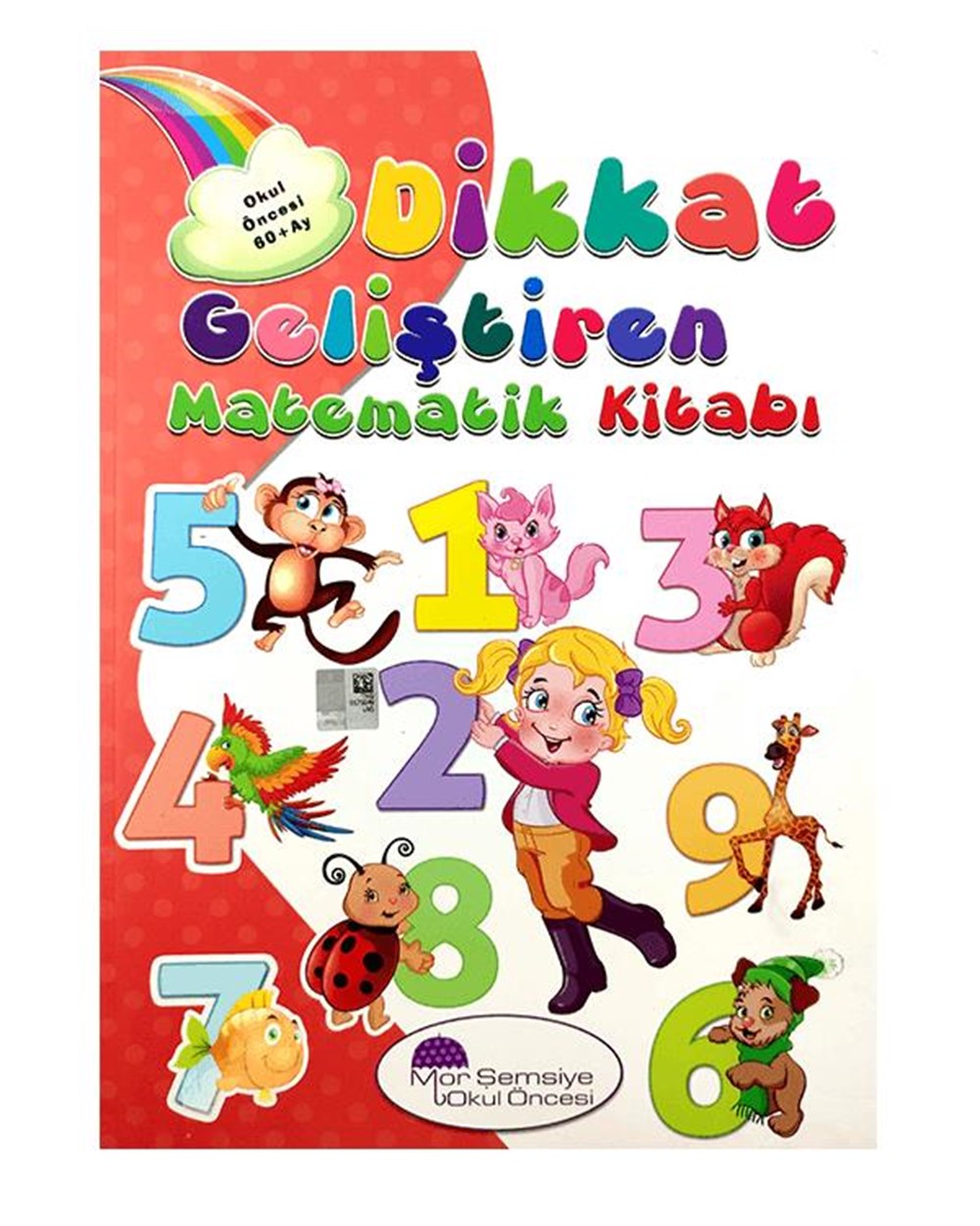 Okul Öncesi 60+ Ay Dikkat Geliştiren Matematik Kitabı - Zekeriya GUTER - Mor Şemsiye Yayınları