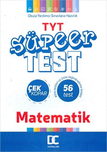 TYT Matematik Süper Test Çek Kopar Doğru Cevap Yayınları